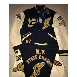 p wing baseball jacket